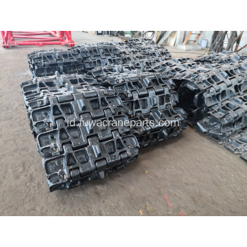 Track Shoe Perayap Crane Heat Treated Dengan Pin